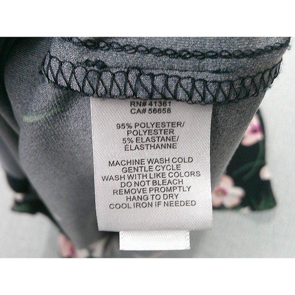 Ralph Lauren 250720755001 Navy Floral Stretch Matte Jersey Dress, 6R - Picture 2 of 11